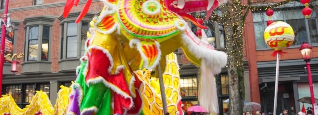 The Spring Festival Parade in Vancouver, B.C. (Photo via City of Vancouver’s Facebook page.)