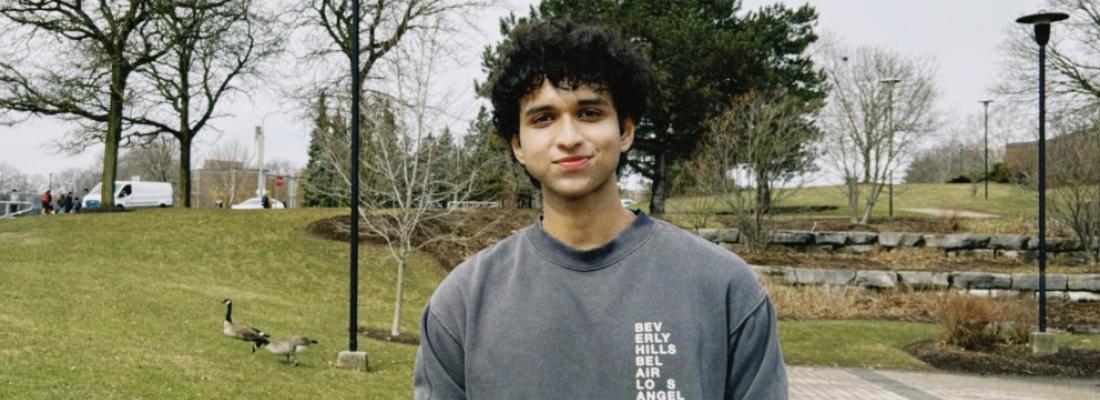 Anirudh Dabas, creator of “Waddleloo”, an app that tracks Canada Geese at the University of Waterloo. (Photo via X.)