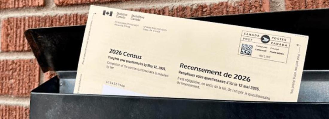  Canadian households received census forms in May. (Photo via Facebook.)