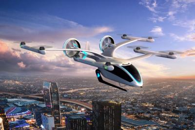 A concept design of an eVTOL (www.eveairmobility.com) A concept design of an eVTOL (www.eveairmobility.com)