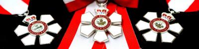 The Order of Canada insignia.