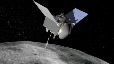 OSIRIS-REx approaching the asteroid Bennu [photo courtesy of CSA: OSIRIS-REx artist's concept - Canadian Space Agency (asc-csa.gc.ca) OSIRIS-REx approaching the asteroid Bennu [photo courtesy of CSA: OSIRIS-REx artist's concept - Canadian Space Agency (asc-csa.gc.ca)