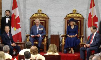 King Charles III delivers the Speech from the Throne. (Photo via X.) King Charles III delivers the Speech from the Throne. (Photo via X.)