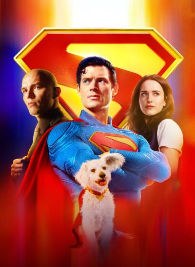 From left to right: Lex Luthor, Superman, Lois Lane and Krypto (centre). (Image via X.) From left to right: Lex Luthor, Superman, Lois Lane and Krypto (centre). (Image via X.)