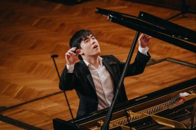 Kevin Chen performs at the Chopin Piano Competition. (Photo via The Fryderyk Chopin Institute’s Facebook page.)