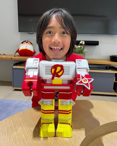 YouTuber Ryan Kaji, star of Ryan’s World. (Photo via ryansworld’s Instagram feed.)