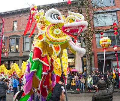 The Spring Festival Parade in Vancouver, B.C. (Photo via City of Vancouver’s Facebook page.)