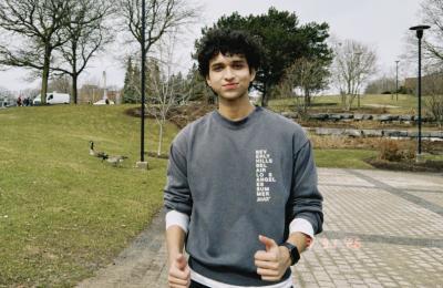 Anirudh Dabas, creator of “Waddleloo”, an app that tracks Canada Geese at the University of Waterloo. (Photo via X.)