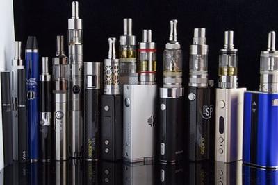Assorted e-cigarettes. (Photo via Wikipedia.) Assorted e-cigarettes. (Photo via Wikipedia.)