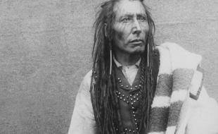 Chief Poundmaker. (Photo courtesy of O.B. Buell/Library and Archives Canada/C-001875)