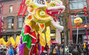 The Spring Festival Parade in Vancouver, B.C. (Photo via City of Vancouver’s Facebook page.)