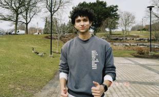 Anirudh Dabas, creator of “Waddleloo”, an app that tracks Canada Geese at the University of Waterloo. (Photo via X.)